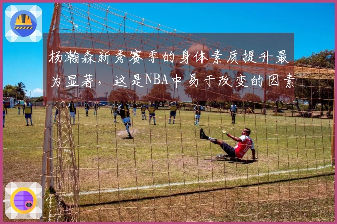 杨瀚森新秀赛季的身体素质提升最为显著，这是NBA中易于改变的因素
